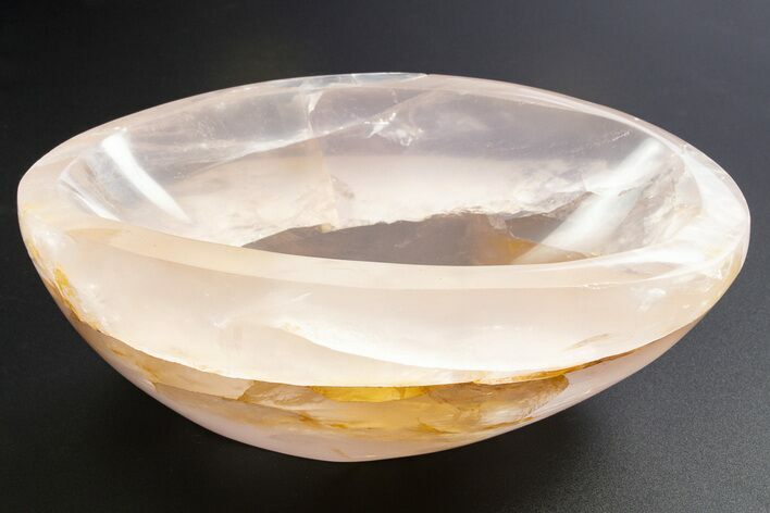 Polished Rose Quartz Bowl #318455